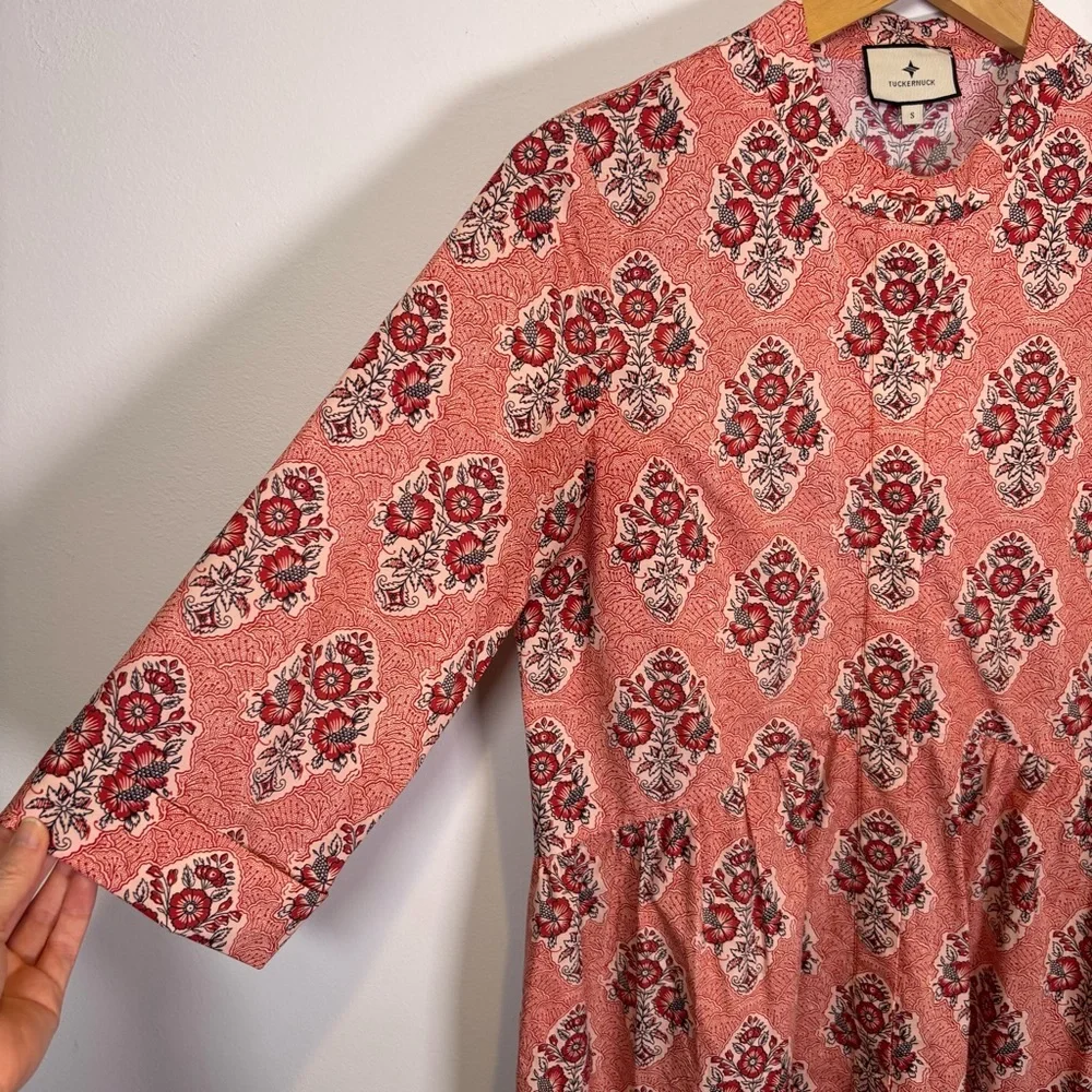 Tuckernuck Scarlet Sonata Royal Shirt Dress - Picture 4 of 8